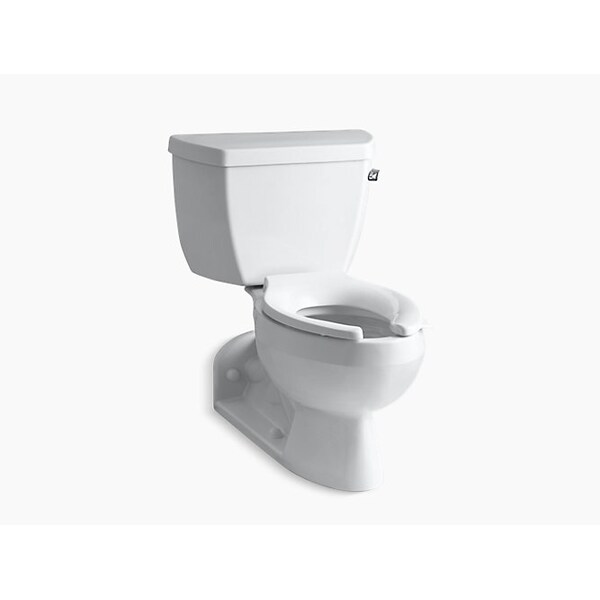 One-Piece Toilet D-Code Siphon Jet, Elong., Side Lever Right Wh, 1.6 gpf, White